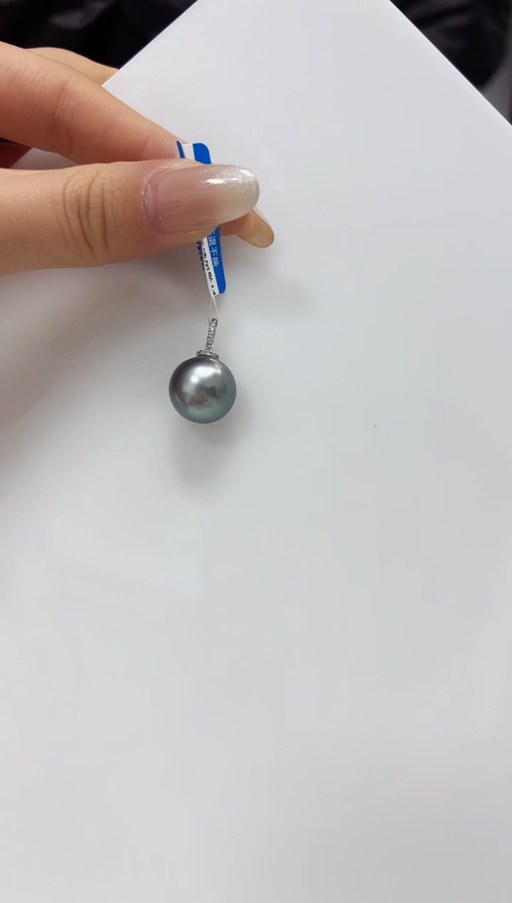 【闪购商品】海水珍珠DA18K金镶嵌ss177 大溪地吊坠 14