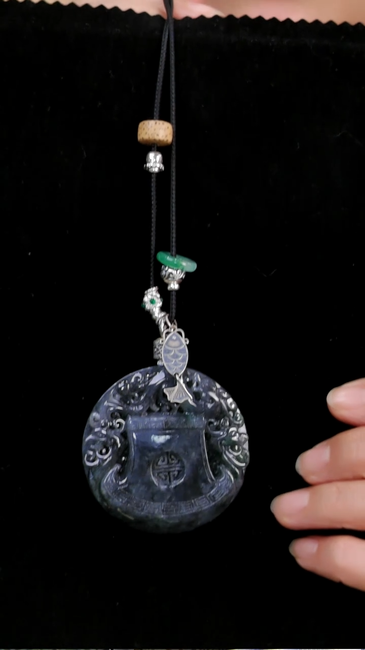 颈饰未镶嵌翡翠国风