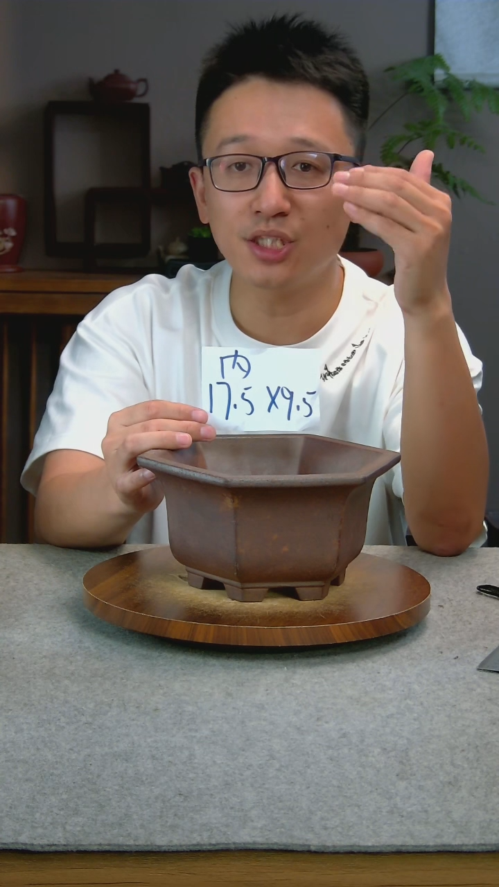 T31艾砂宜兴紫砂花盆