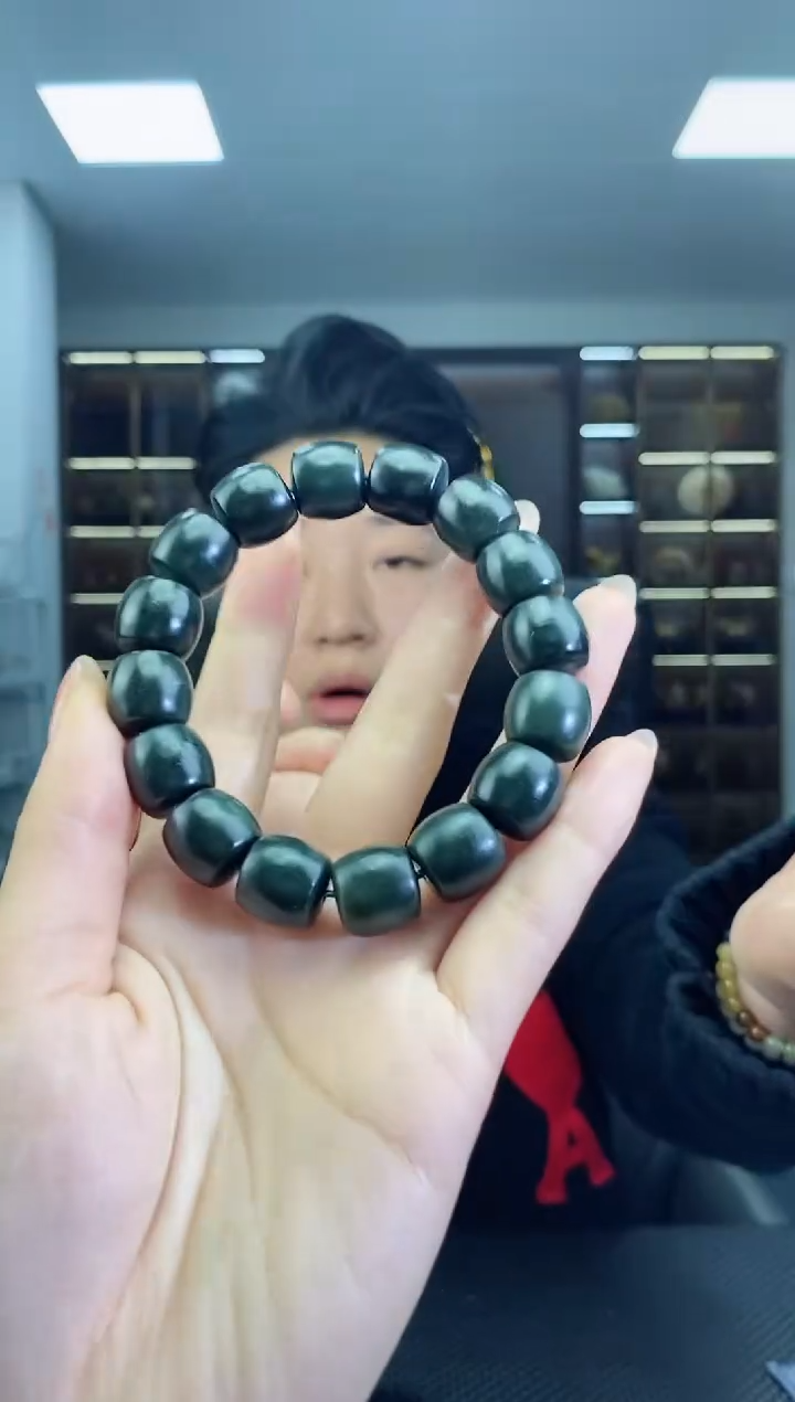 【闪购商品】和田玉手串未镶嵌直切卡14清货2