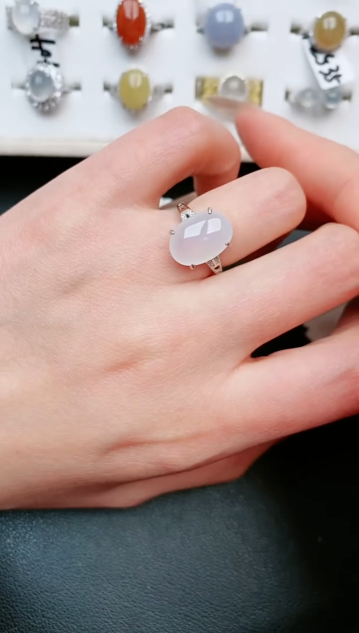 【闪购商品】翡翠戒指银S925镶嵌......