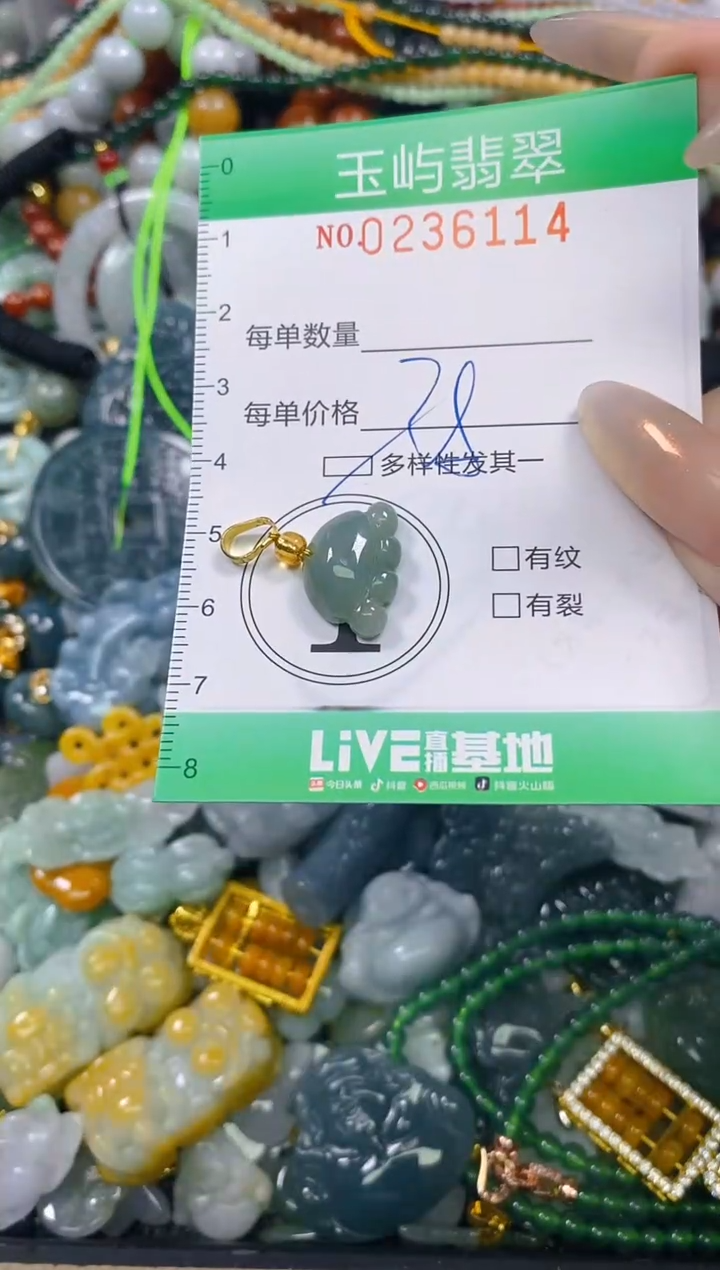 颈饰未镶嵌翡翠闪购0236114多样性发其一