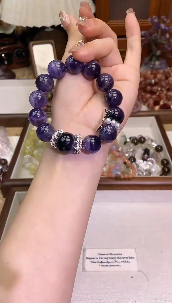 【闪购商品】紫晶手链未镶嵌455手串