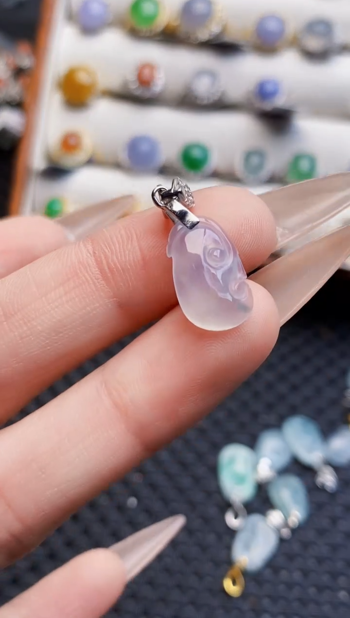 银S925镶嵌戒指翡翠1112