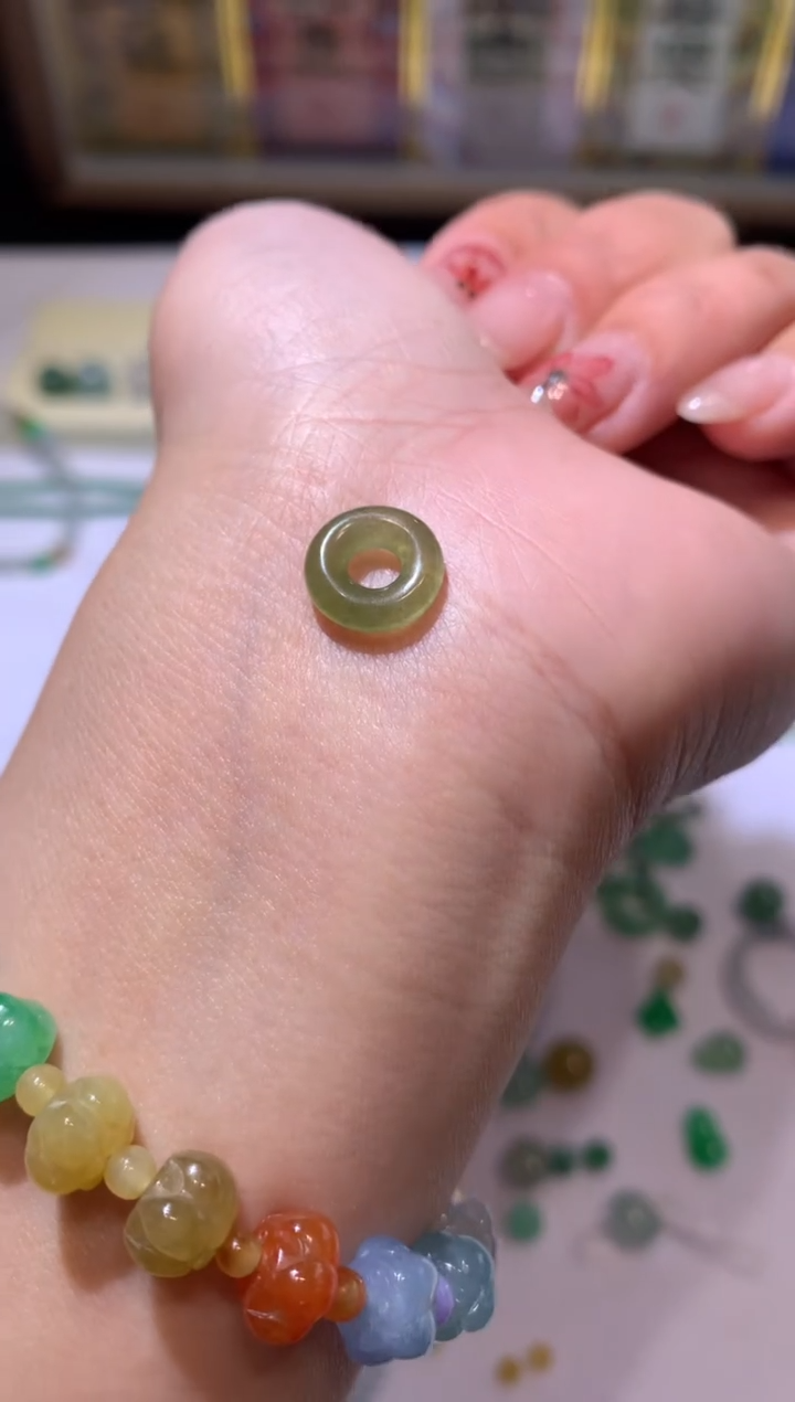 【闪购商品】定制翡翠未镶嵌扣子280+28