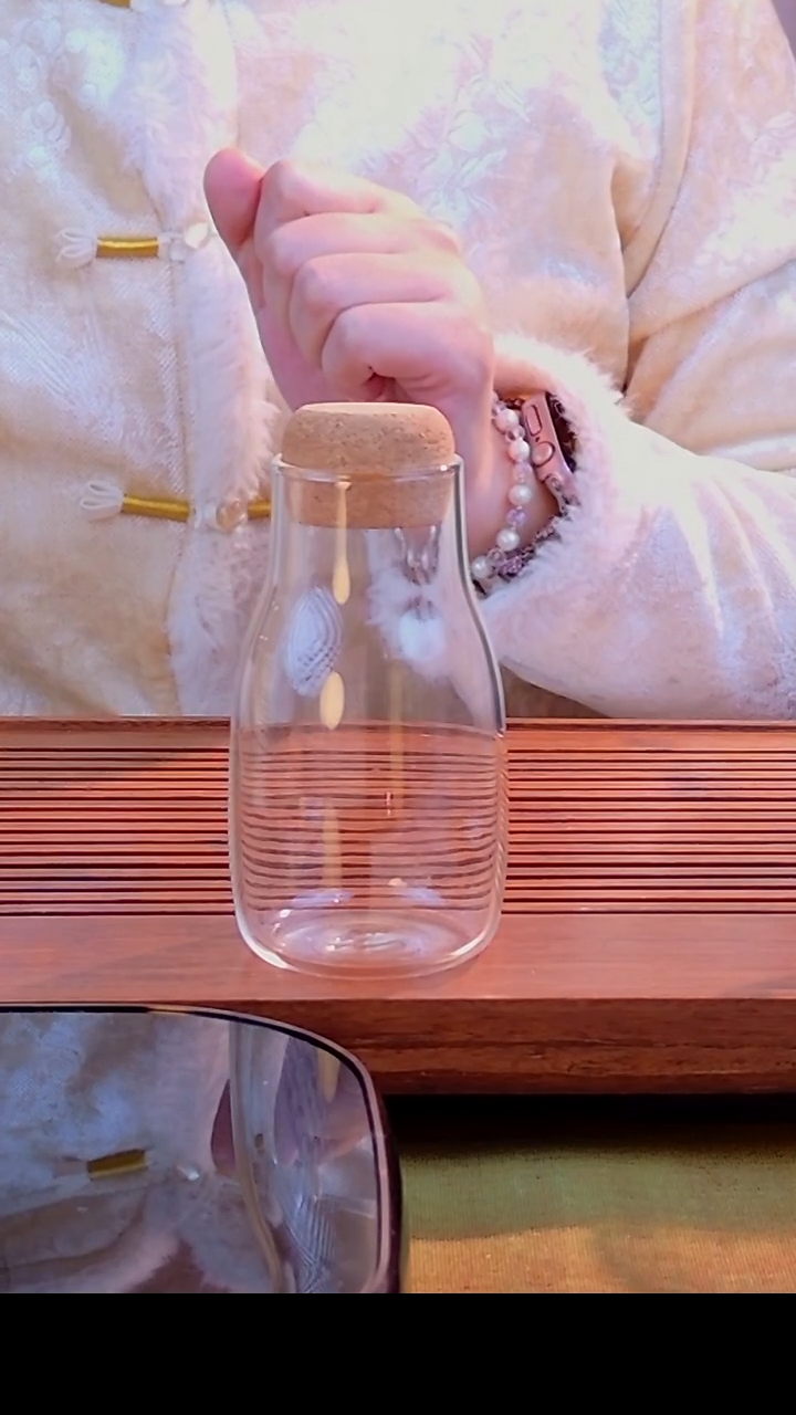 耐热玻璃无盖款茶叶罐