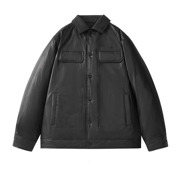 H1142 卡冬季男羽绒服 白鸭绒拉链商务休闲保暖防风外套