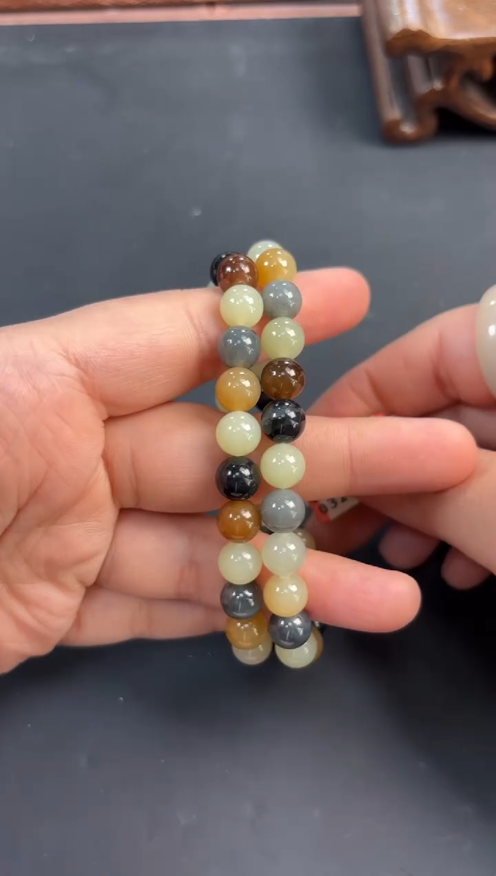 手串未镶嵌和田玉若羌卡8手串多样性发货拍一发一