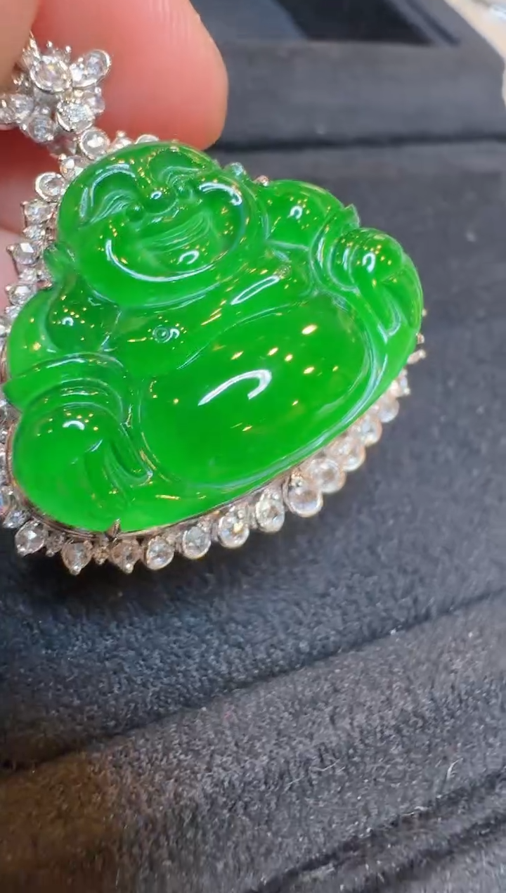 【闪购商品】翡翠吊坠(不含链)18K金镶嵌多样性团购发一件