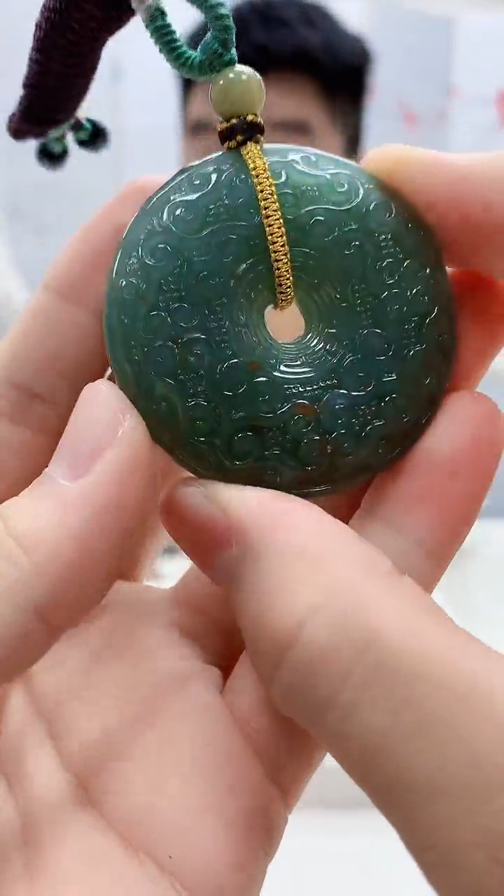 定制翡翠未镶嵌5028bb-毛货挂件95