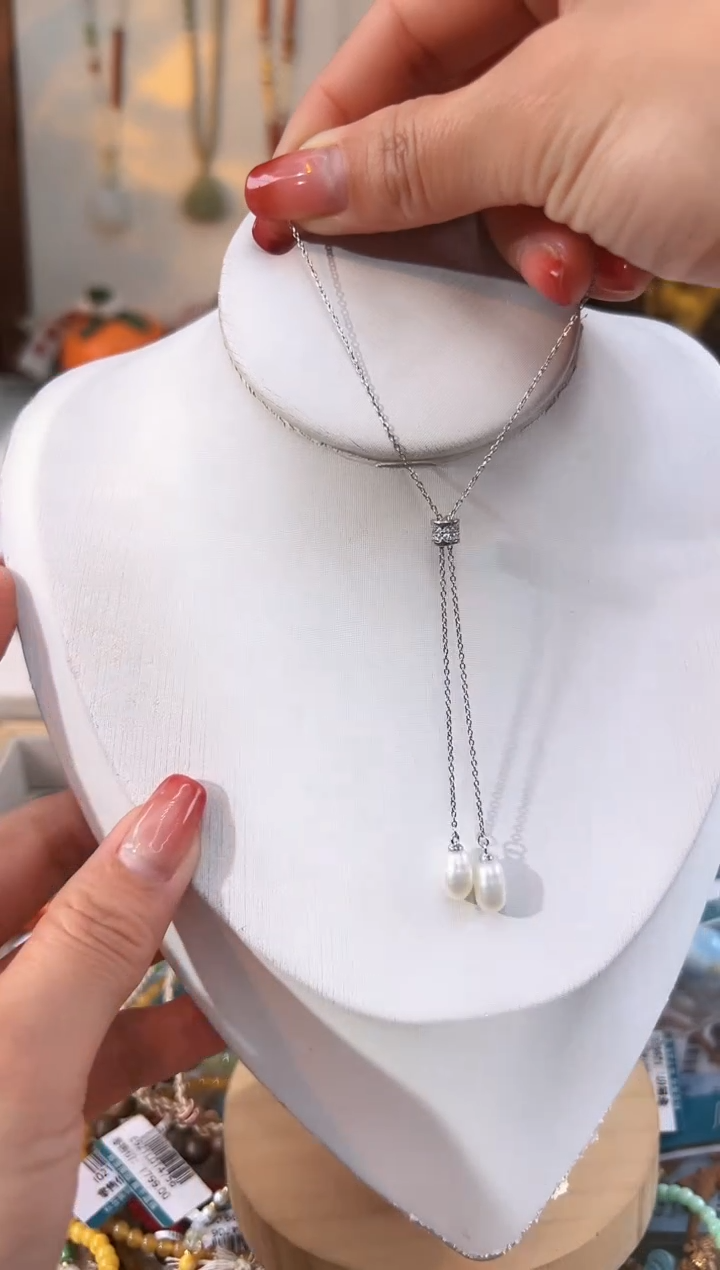 【闪购商品】淡水珍珠手绳银S925镶嵌@@I073I015426