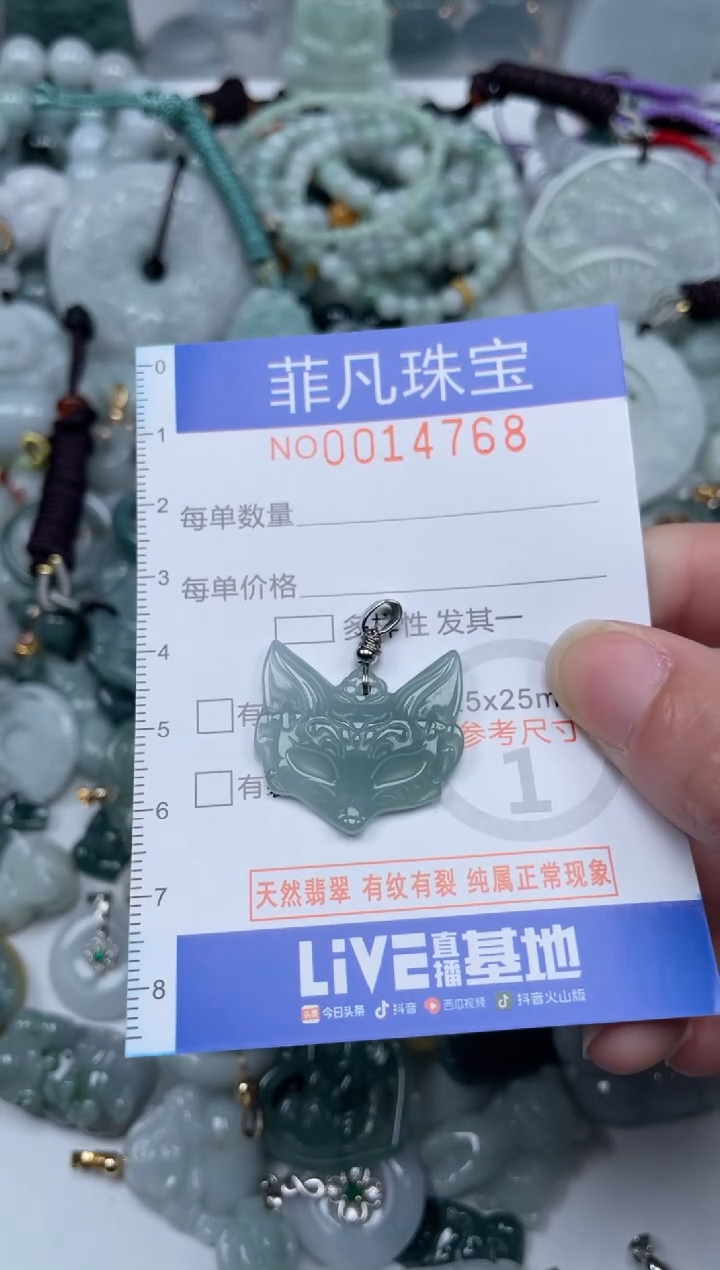 颈饰未镶嵌翡翠14768