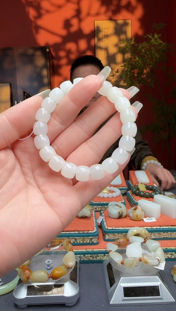【闪购商品】和田玉手串未镶嵌手串10