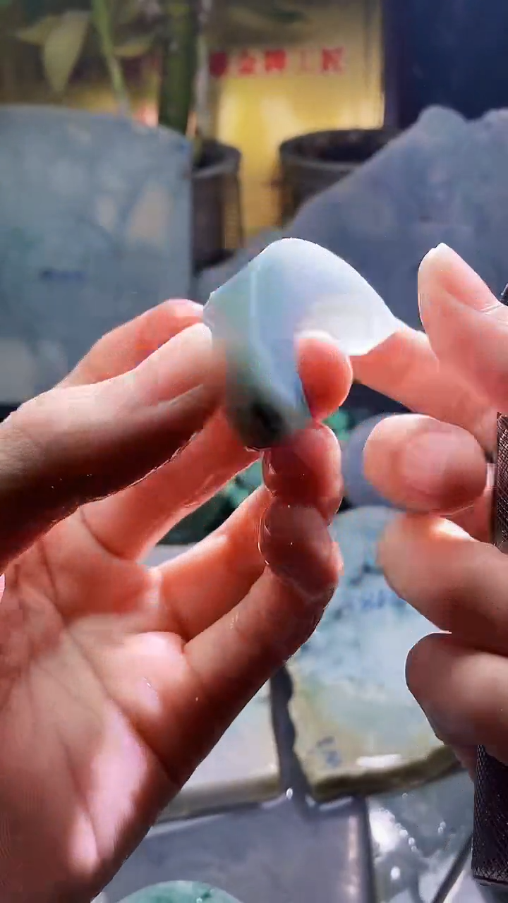 未镶嵌挂件翡翠小雨57