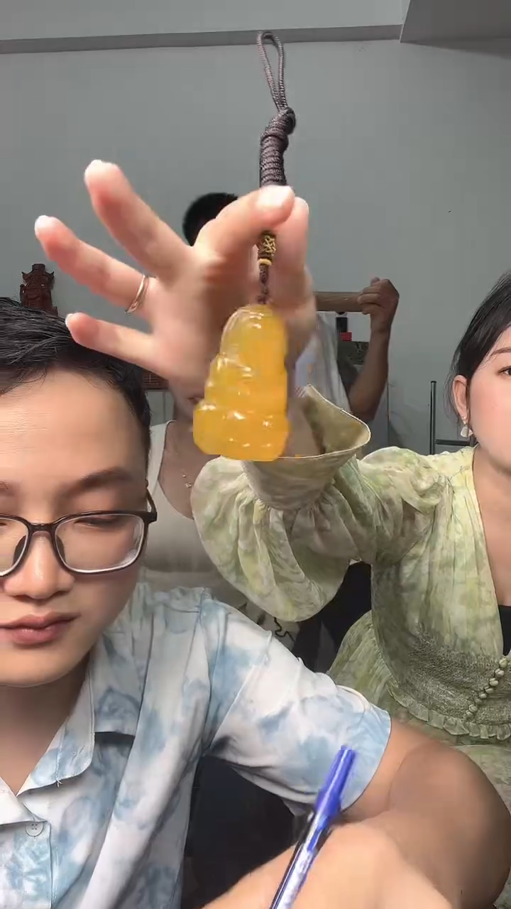 玛瑙/玉髓颈饰未镶嵌亚*3530满黄观音带绳子多样性发一个