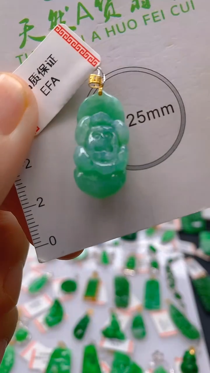 【闪购商品】翡翠颈饰18K金镶嵌新号开播，全场乱卖