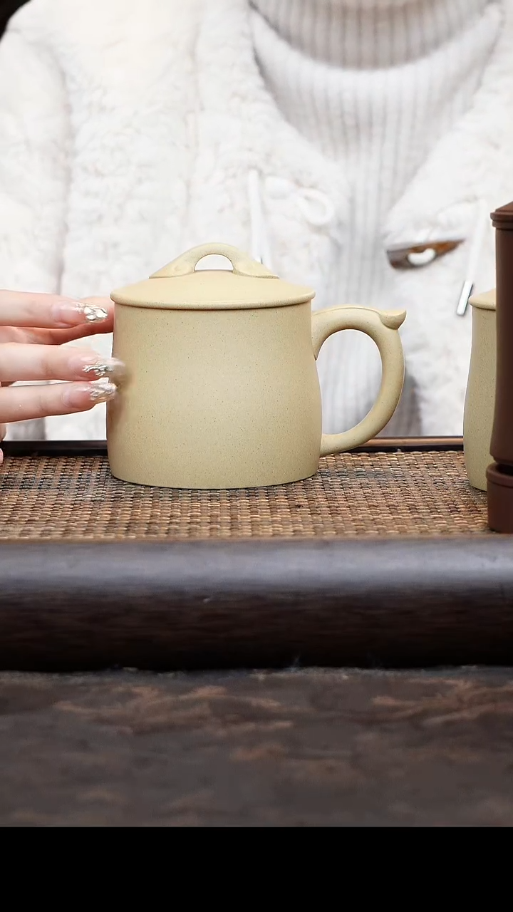 【闪购商品】紫砂茶杯本山绿老板杯