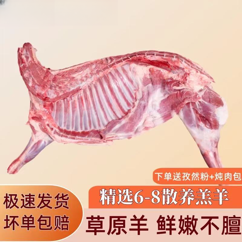 【空运包邮】草膘羊高原藏羊整羊/半羊10-28斤甘肃东乡手抓羊肉