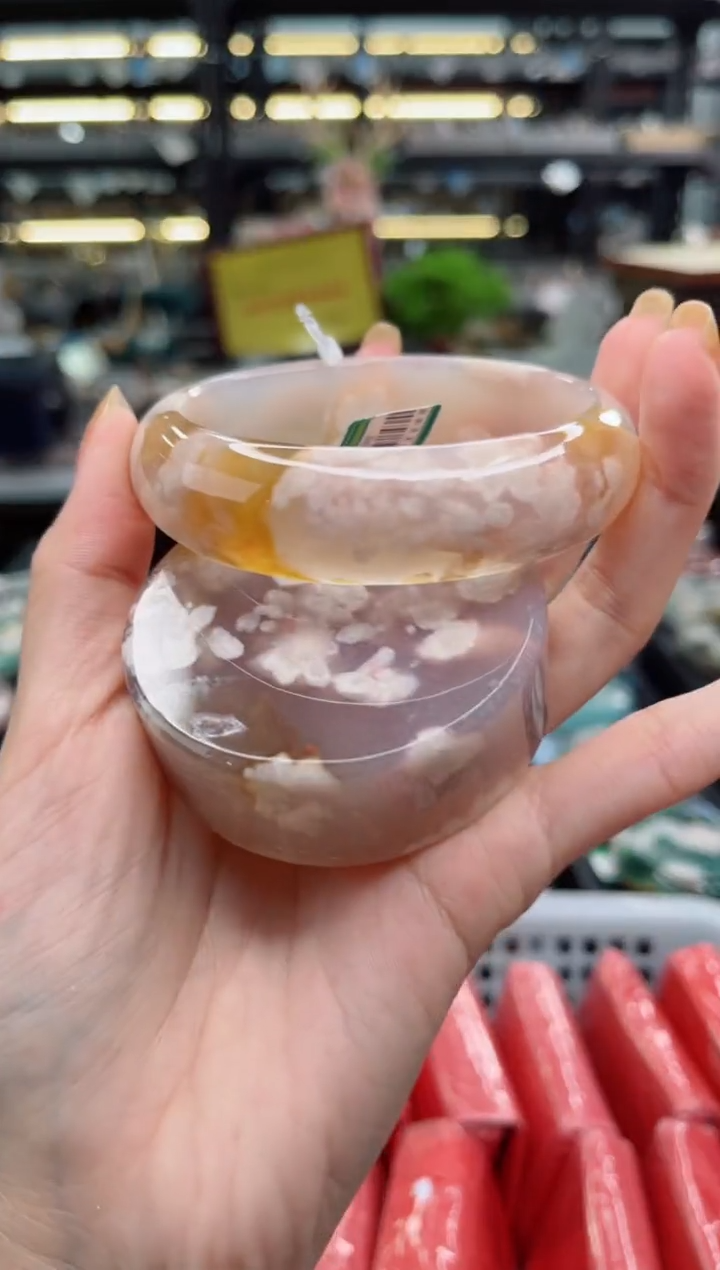 【闪购商品】石英质玉手镯未镶嵌61圈口（赠品镯心）3658077