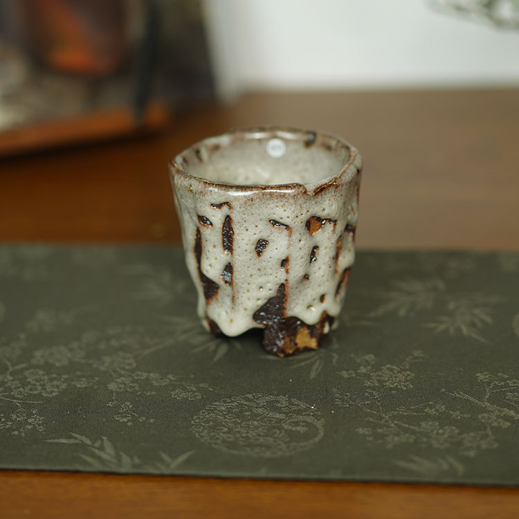 伊禾集物 日本备前烧手工匠人 马场隆志 茶杯 主人杯 1876#