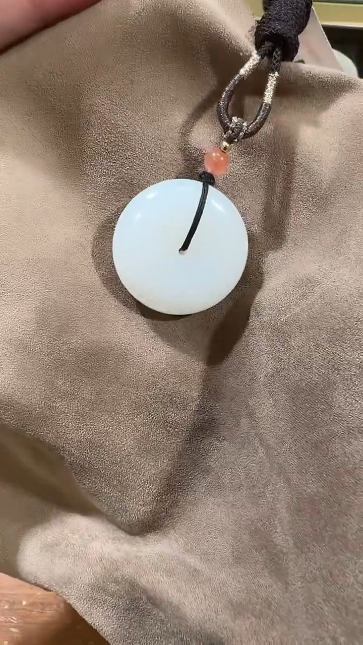 【闪购商品】和田玉吊坠未镶嵌1357平安扣