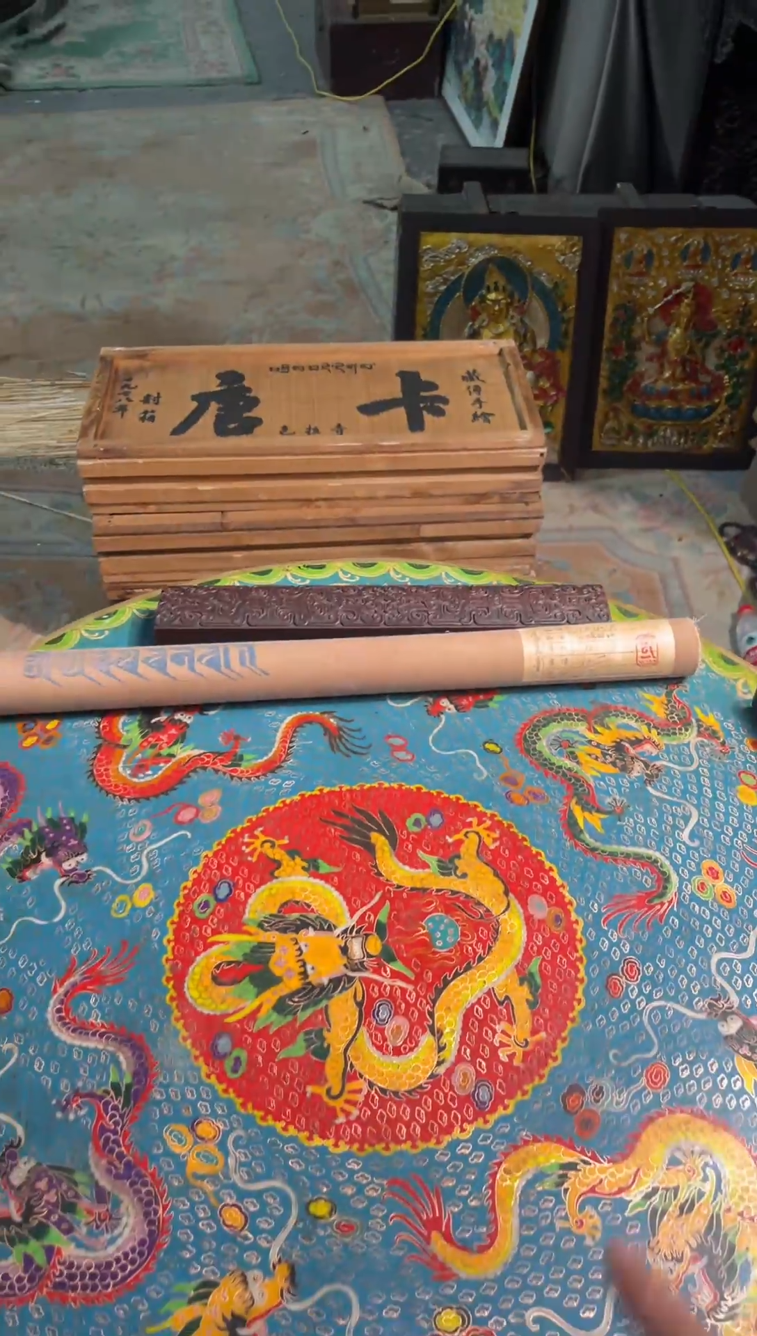 装裱画东东唐卡tk16