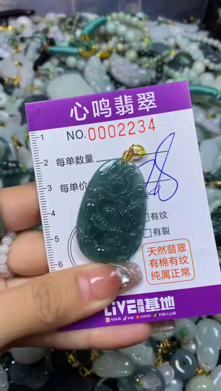 【闪购商品】翡翠颈饰未镶嵌闪购002234