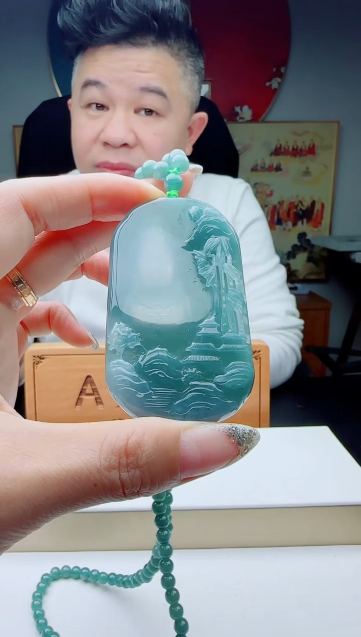 颈饰未镶嵌翡翠多样性发其一