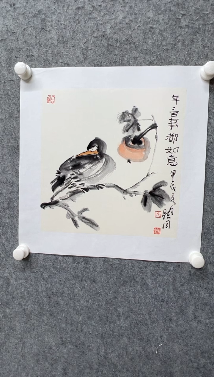 【闪购商品】国画写意画花鸟画手绘