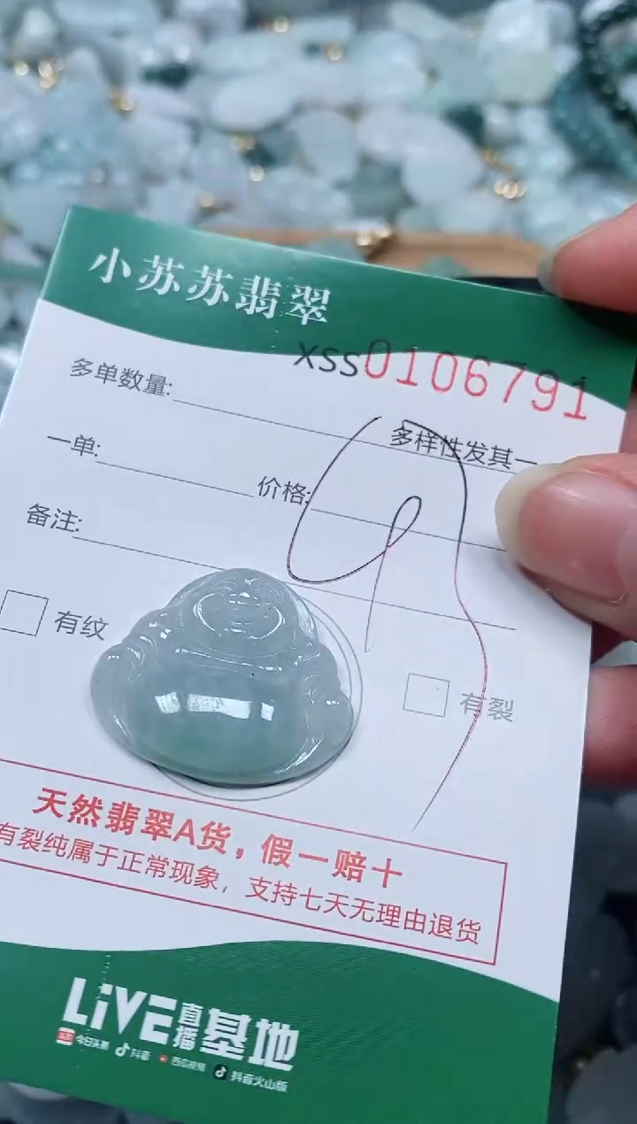 【闪购商品】翡翠颈饰未镶嵌闪购商品0106791