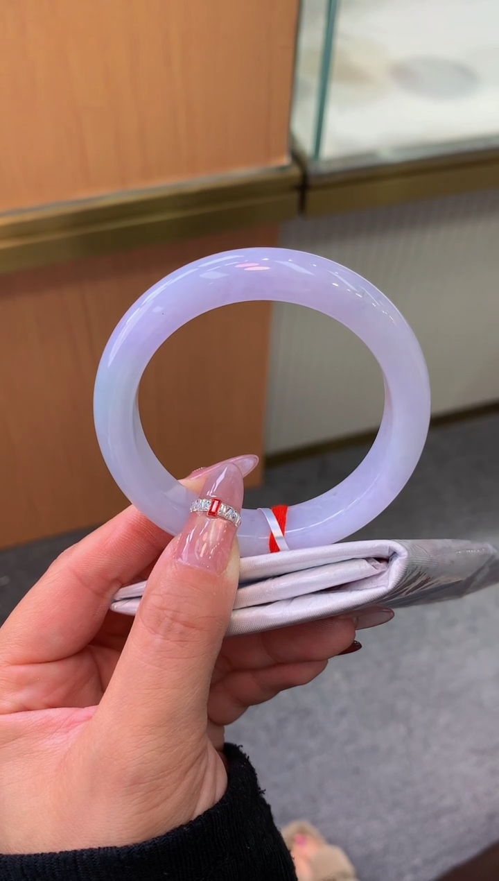 未镶嵌手镯翡翠-F92-正圈55.2