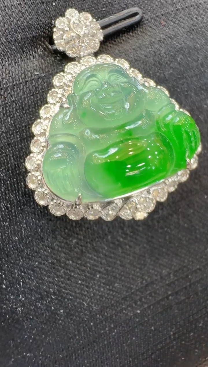 【闪购商品】翡翠吊坠(不含链)18K金镶嵌多样性团购发一件