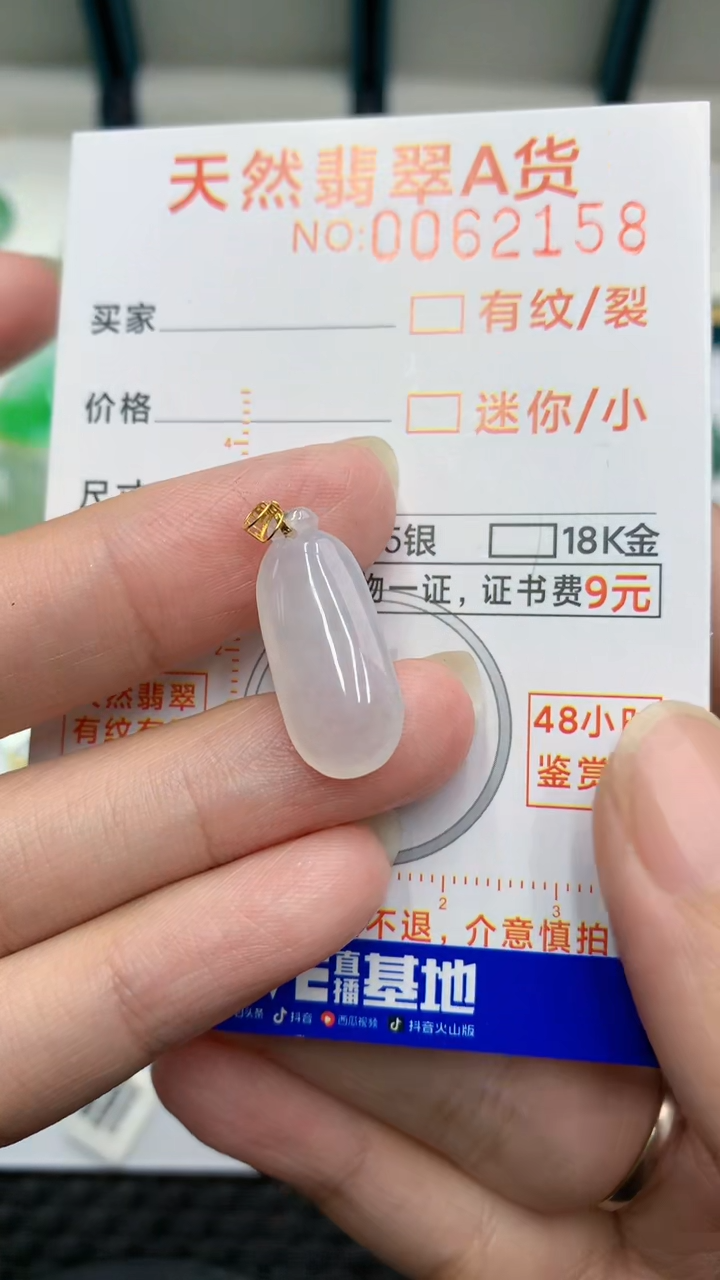 【闪购商品】翡翠颈饰18K金镶嵌            8