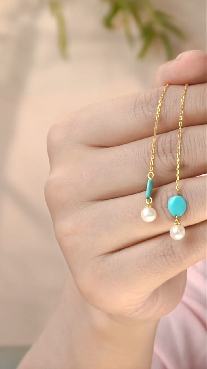 无925银国风耳饰