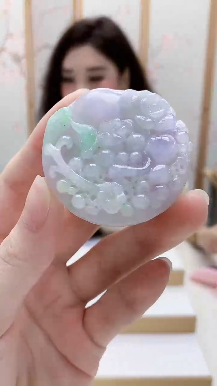 未镶嵌定制翡翠4829ry-毛货挂件34