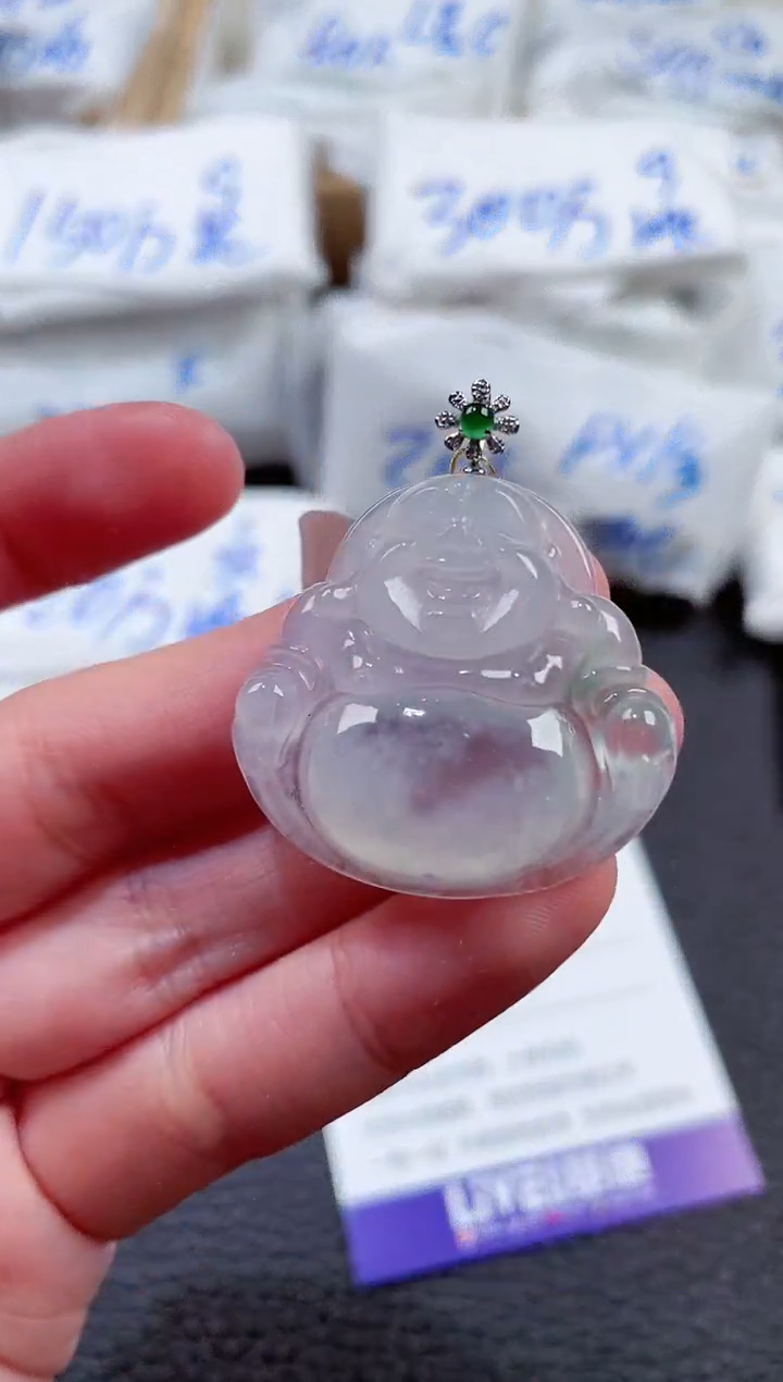 【闪购商品】翡翠颈饰18K金镶嵌00006686