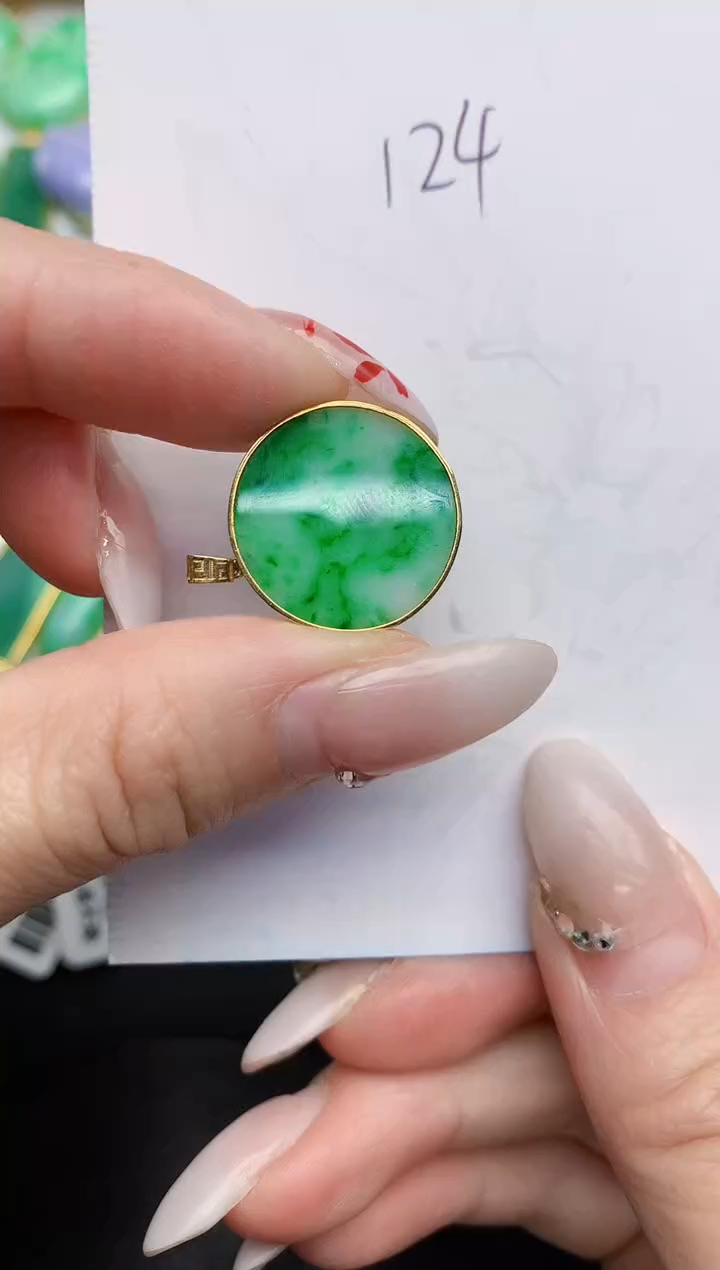 【闪购商品】翡翠颈饰18K金镶嵌000000000000