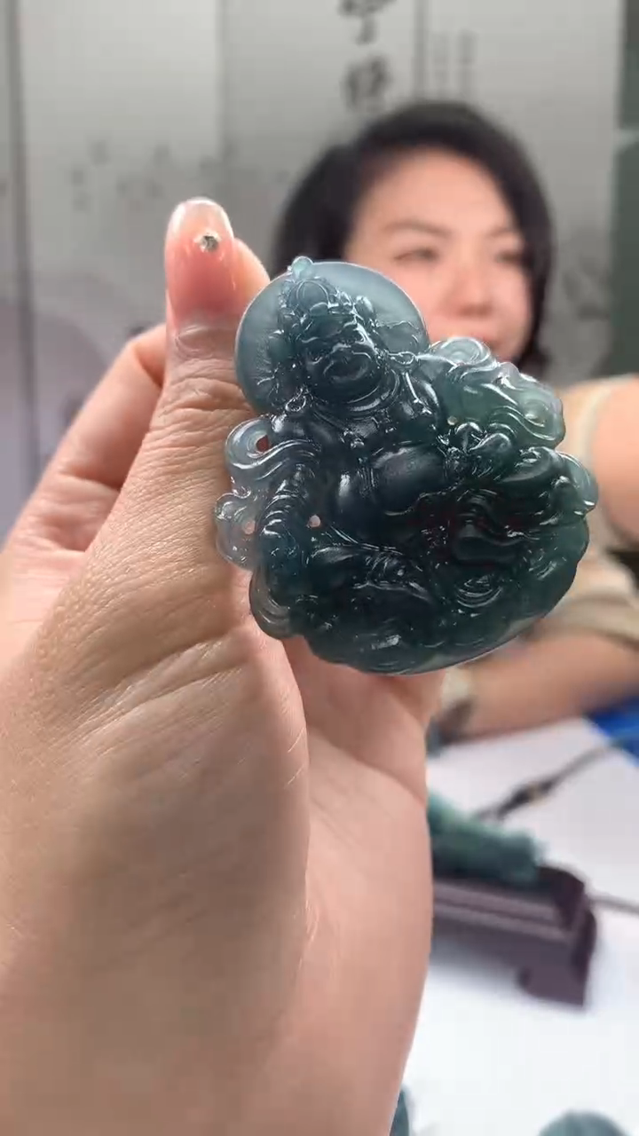 【闪购商品】定制翡翠未镶嵌翡翠毛货不退不换3.9