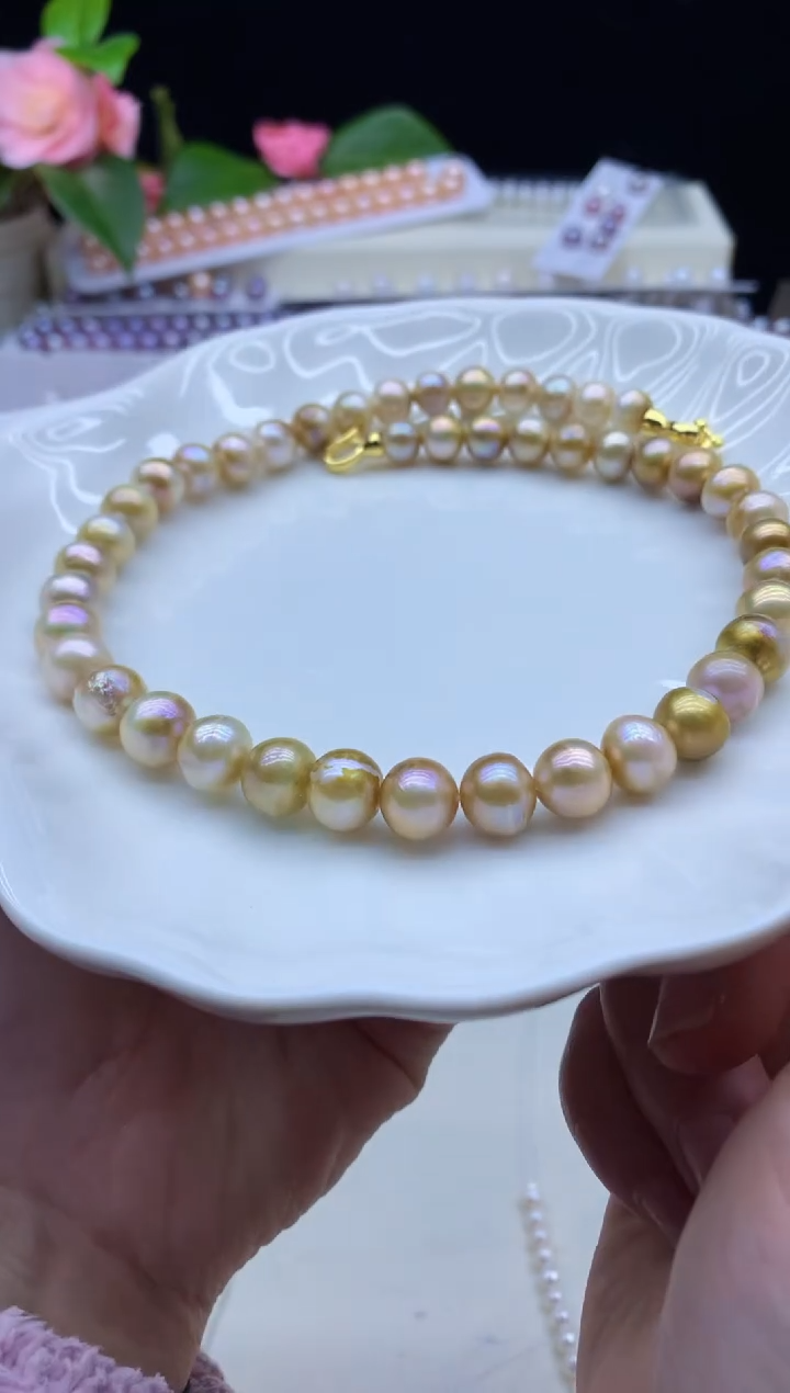 【闪购商品】淡水珍珠颈饰未镶嵌淡水珍珠项链多样性发其一