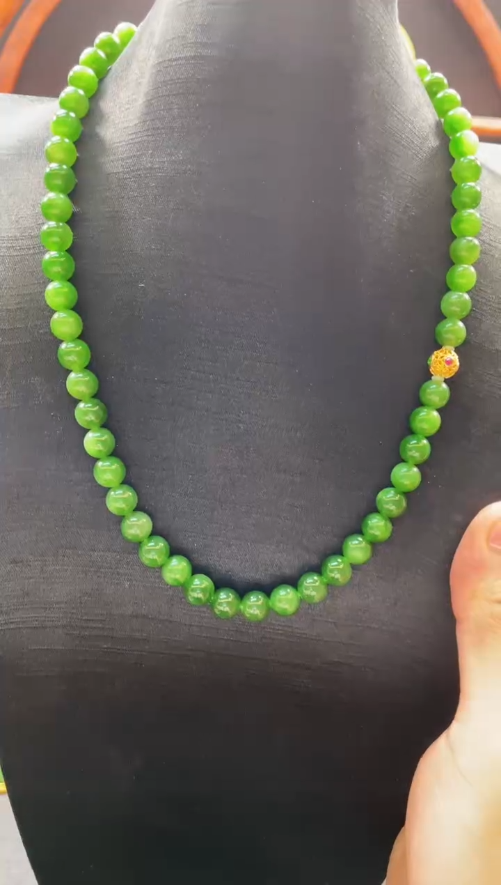 【闪购商品】和田玉项链18K金镶嵌多样性发一