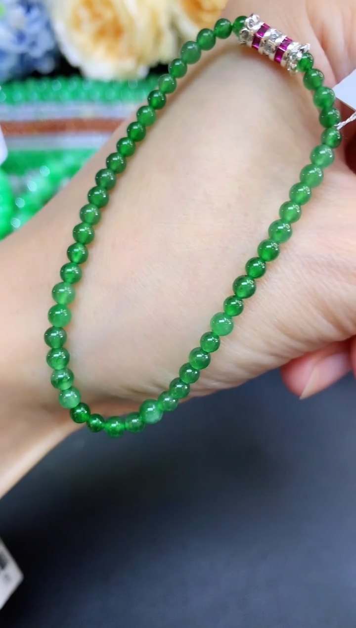 未镶嵌手串翡翠100|2800