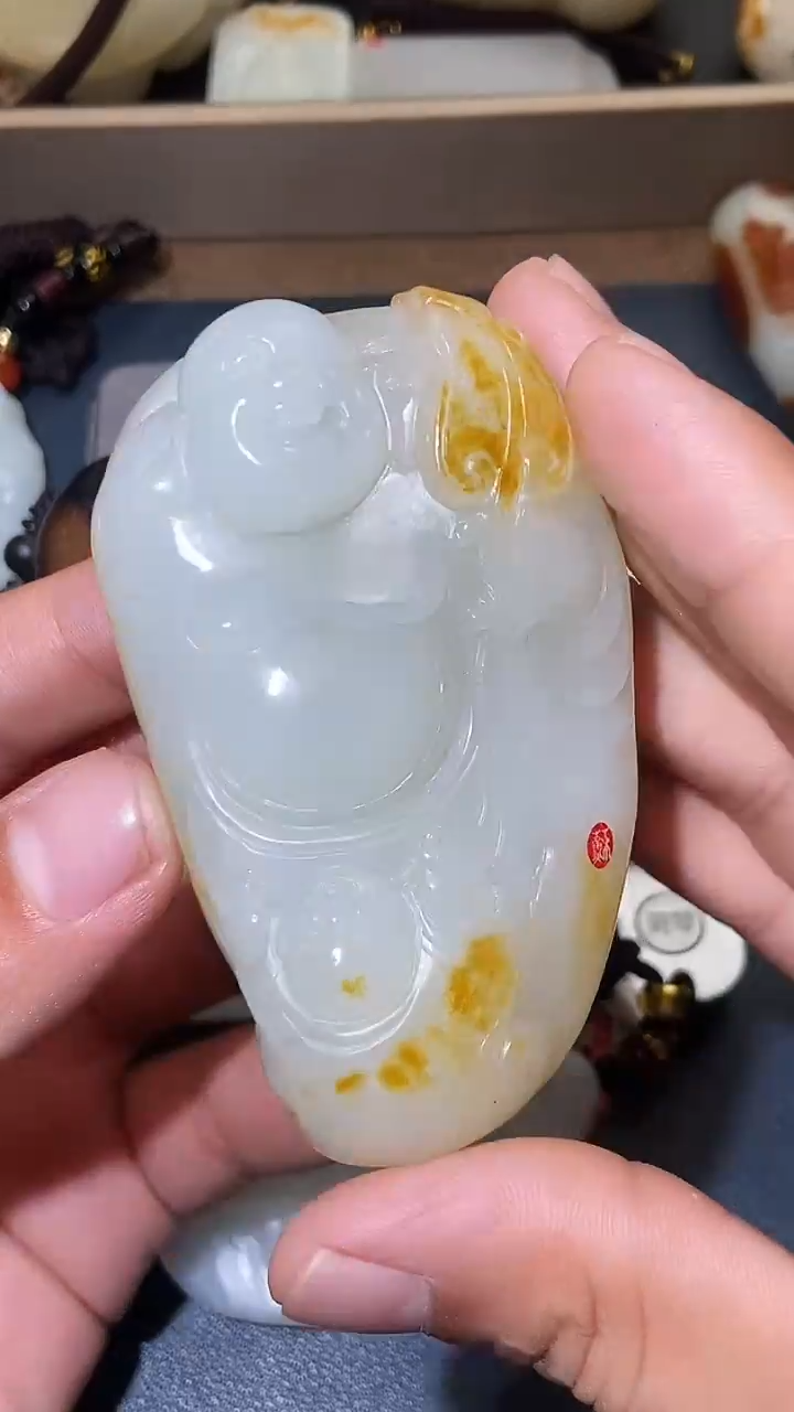 和田玉未镶嵌颈饰HX