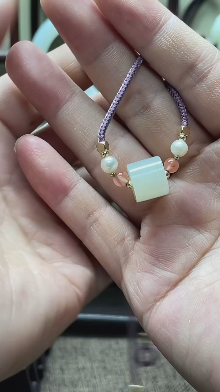 【闪购商品】和田玉颈饰未镶嵌晴水锁骨链#