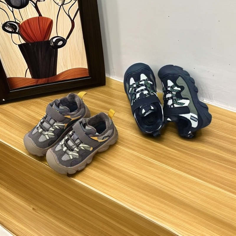 户外登山鞋6191秋冬二棉儿童时尚保暖学生运动舒适软底棉鞋D-15