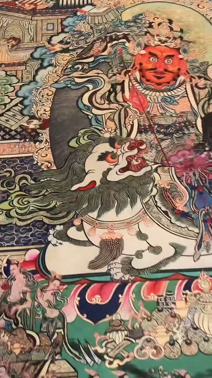 卷轴画手绘唐卡087