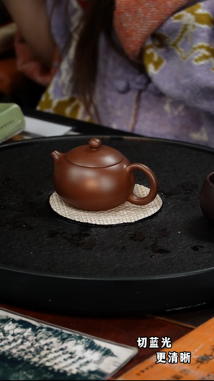 茶壶紫砂杨军保  西施100  极紫泥  200毫升   