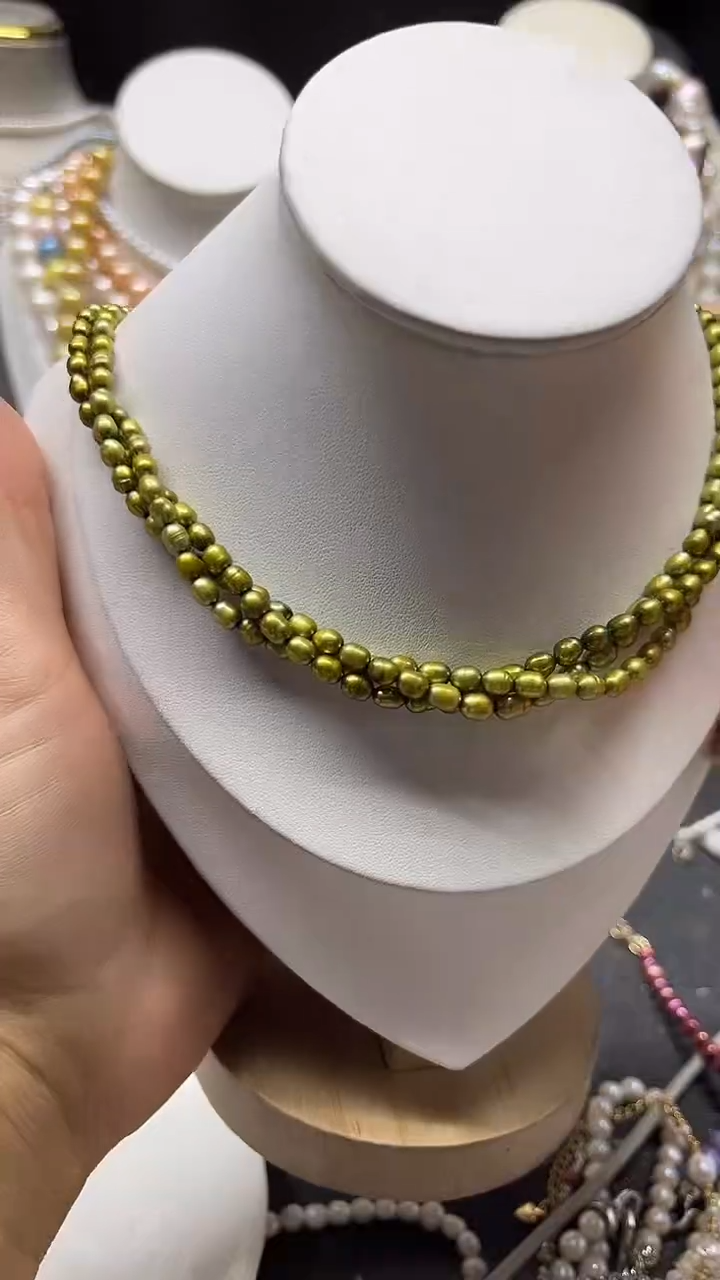 颈饰未镶嵌淡水珍珠多人