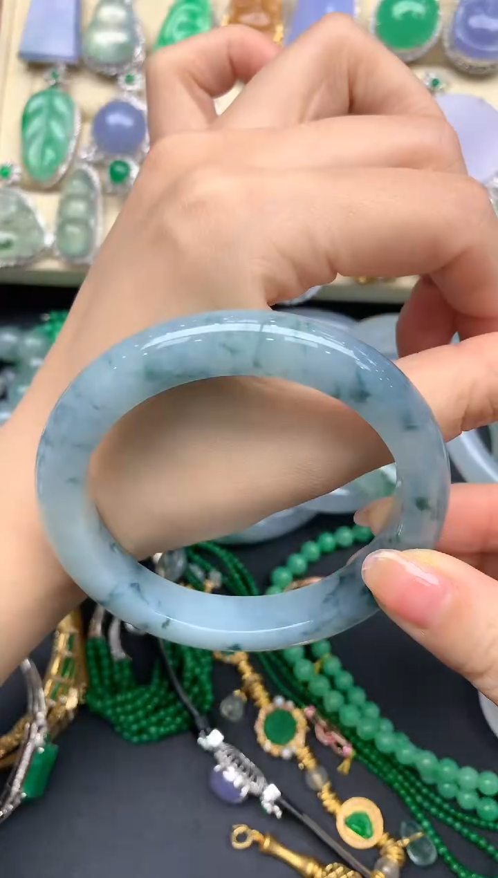 【闪购商品】翡翠手镯未镶嵌455--中国好珍宝1