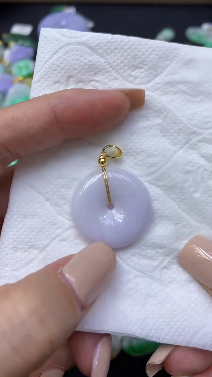 颈饰未镶嵌翡翠天然缅甸翡翠A货