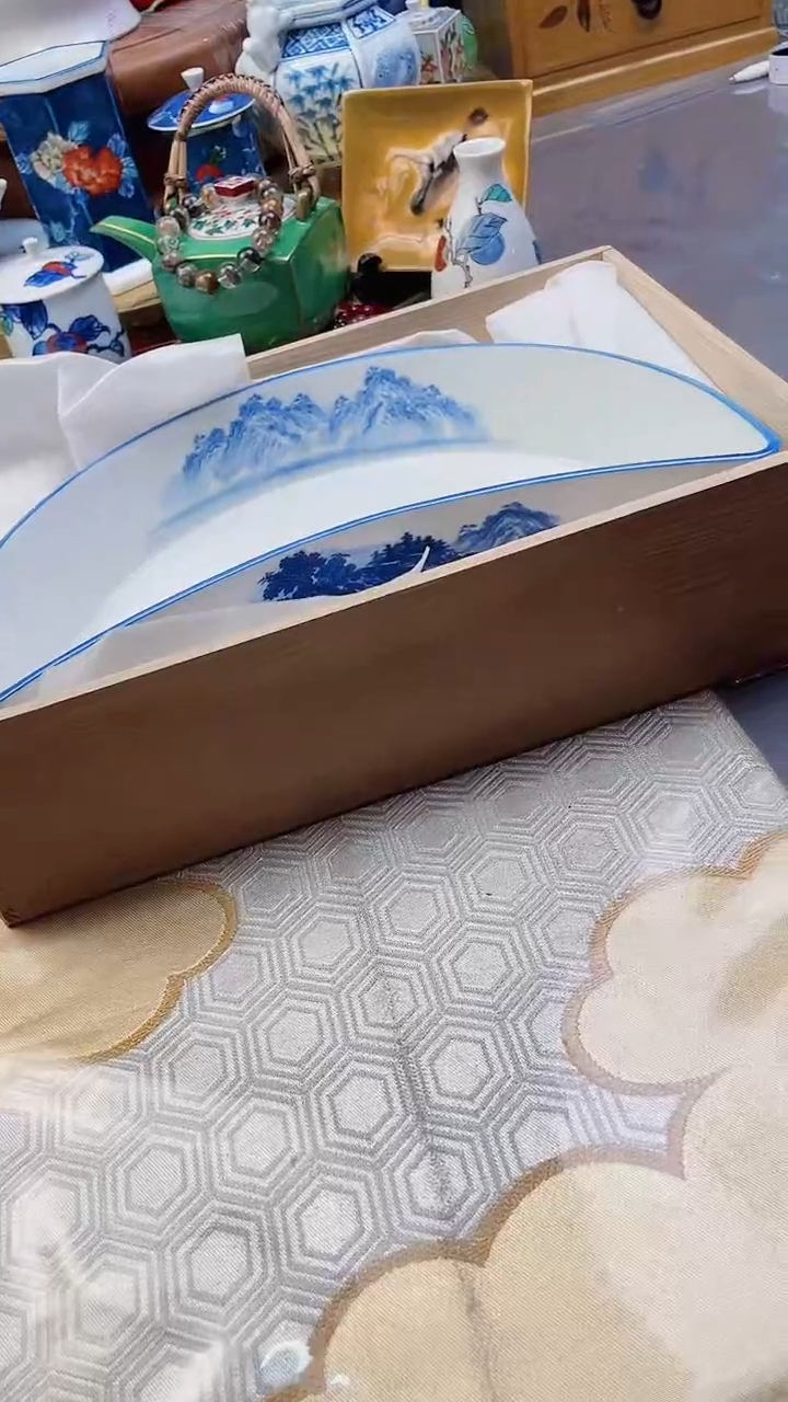 【闪购商品】盘哲山手作青花花器